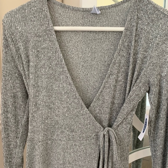 Dark grey ribbed dress - Picture 5 of 5